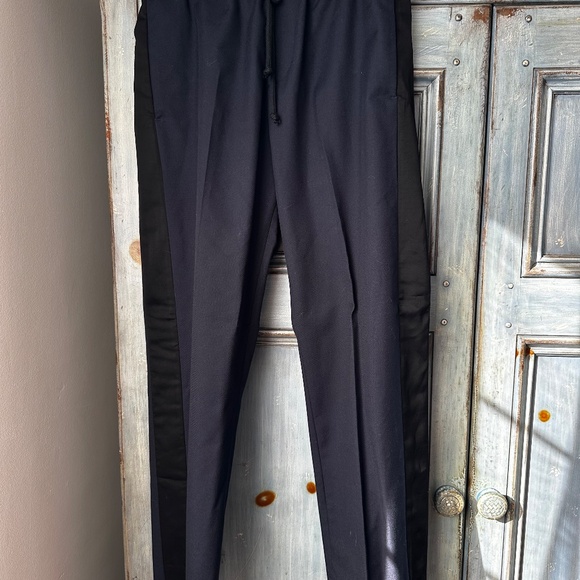 ‘Parkino’ Dark Blue Side Stripe Trousers 44 - Picture 5 of 13